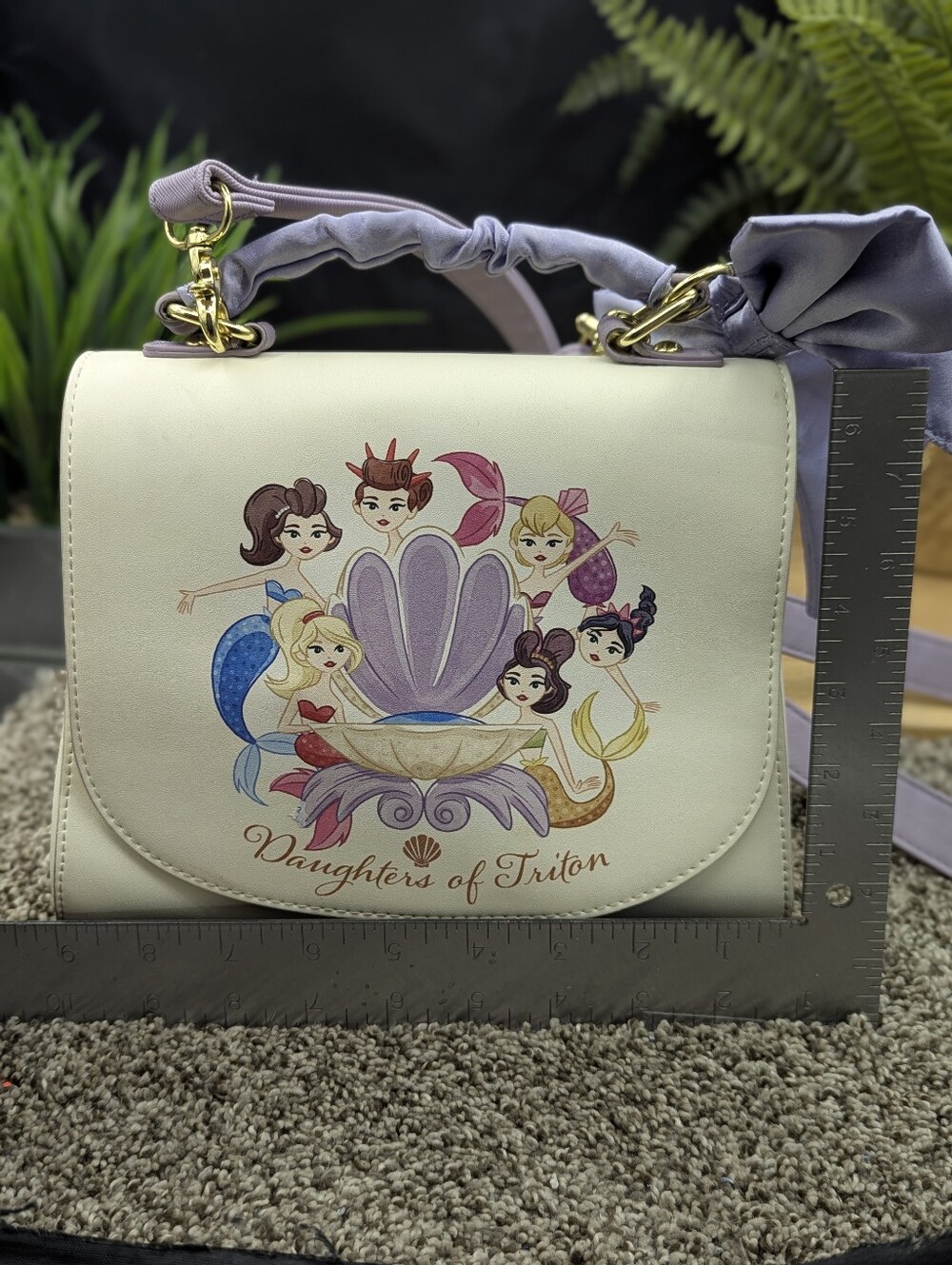 Loungefly Disney The Little Mermaid Daughters of Triton Group Portrait Handbag - Picture 8 of 12